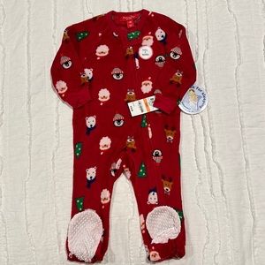 NWT 12M Blanket Pajama Sleeper, Holiday Theme